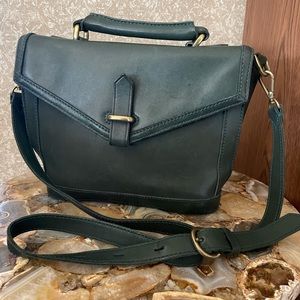 MADEWELL Green Leather Purse